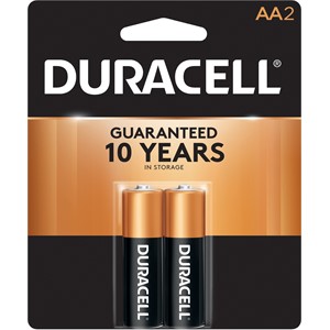 Picture of MN1500B2Z Duracell Coppertop Regular Batteries,AA,2 Pack
