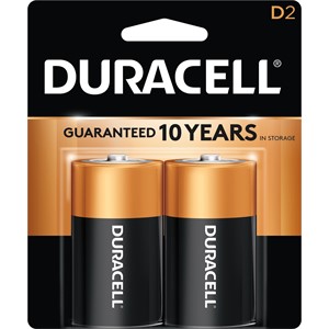 Picture of MN1300B2Z Duracell Coppertop Regular Batteries,D,2 Pack